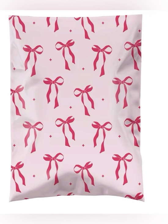 Other - Fuxury Poly Mailers 14.5x19 Inch 10 Pcs- Pink Bows Polymailers New